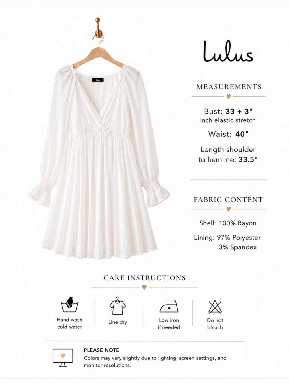 Lulus White Babydoll Mini Dress Size S Angelcore Cottagecore Romantic - Picture 3 of 7